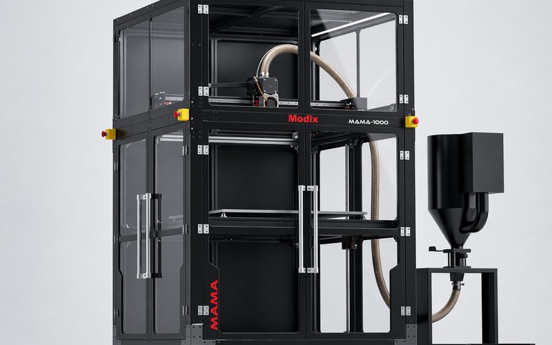 Modix MAMA-1000 tööstuslik pellet- ja filamentprinter